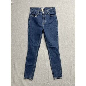 HM Womens High Waisted Skinny Jeans Medium Blue Denim Size 10 P/N 0573085 4